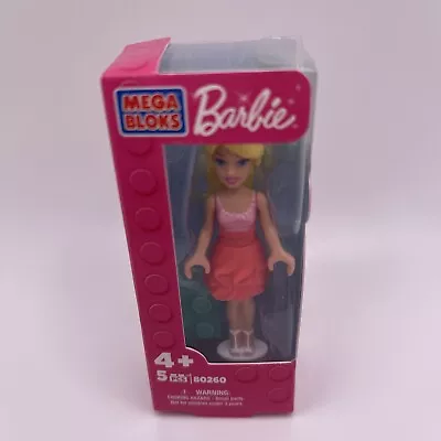 Mega Bloks Barbie Collectible Figure Doll Blok Girl Toy 80260 Miniature 2.25”  • $8