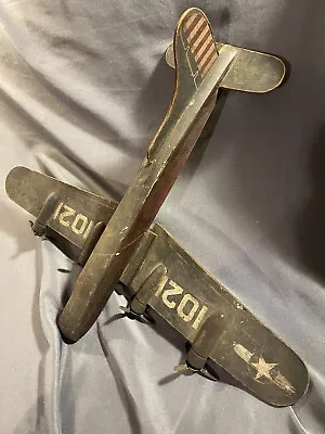 Vintage Cass Toys Super Clipper Wood & Masonite Toy Airplane Model Plane • $99.50