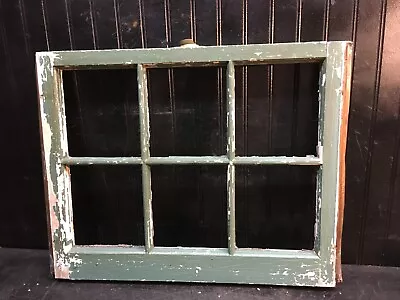 Antique Farm House  Window Sash No Glass   Wood Frame 24inx19in • $44.99