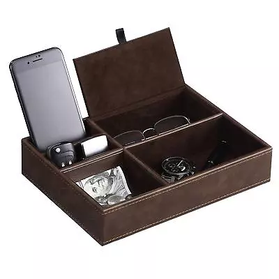 Mens Valet Tray Dresser Organizer Nightstand Organizer For Mens Accessories ... • $28.65