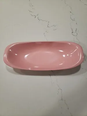 MCM Vintage Authentic Pink Boonton Ware Melmac Serving Dish Boat #609  • $14