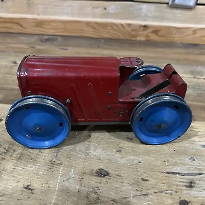 Vintage Marx Climbing Tractor Wind Up Tin Litho Toy Dozer • $29.95