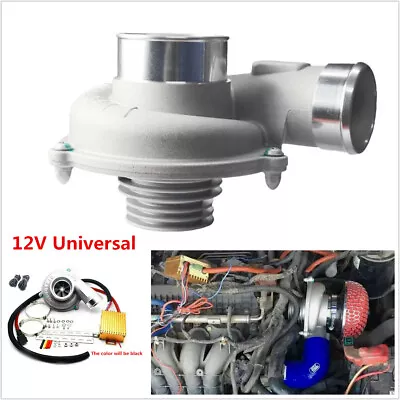 Universal Car SUV Electric Turbo Supercharger Air Filter Intake TurboCharger Kit • $532.09