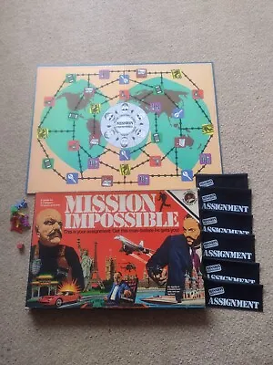 Vintage Mission Impossible Berwick Masterpiece Board Game 1975 • £8.50