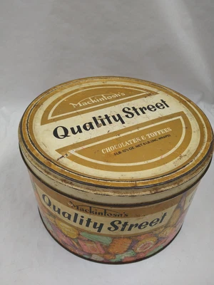 £4.99 • Buy Vintage Mackintosh's Quality Street Chocolates & Toffees Tin Halifax England