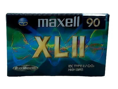 Maxell Xlii90 Chrome Blank Audio Cassette Tape (1998) Brand New And Sealed  • £9.95