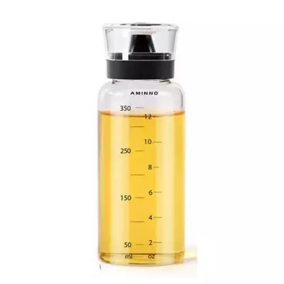 Aminno Oil Dispenser Bottle Oil Vinegar Cruet With Pourers Spout Glass  350 Ml • £5.49