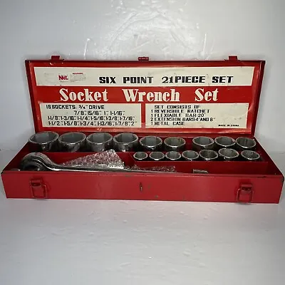 Michigan Industrial Tool 6 Point 21 Piece Socket Wrench Set 3/4  Drive 7/8 -2  • $179.99