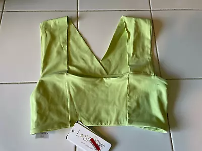 L Space Parker Bikini Top SWIMWEAR WOMENS SIZE S SMALL GREEN NEW • $19.99