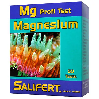 SALIFERT MAGNESIUM / Mg PROFI TEST KIT MARINE FISH TANK REEF AQUARIUM INVERTS • £13.45
