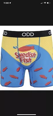 STAND OUT BE ODD Colorful Swedish Fish Candy Boxer Briefs Men's XXL NEW In Bag • $16.99