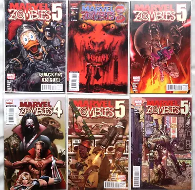 Marvel Zombies 3 4 And 5 Lot Of 12.  See Pics Sleeves And Backers • $70
