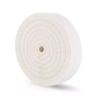 Buffing Wheels For Bench Grinder - 6 Inch Extra Thick Buffing Wheel Fine Cott • $14.86