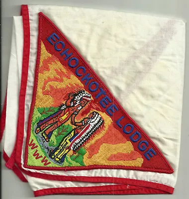 Rare Echockotee Lodge 200 North Florida Council Flat Top Neckerchief OA  BSA • $399