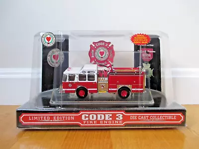 Code 3 Worcester Ma Fire Engine 3 E-one Die-cast Model Truck Mass Massachusetts • $49.99