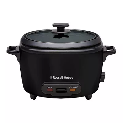 $79 • Buy Russell Hobbs RHRC20BLK Turbo Electric Rice Cooker/Steamer 1000 W Non-Stick 3L