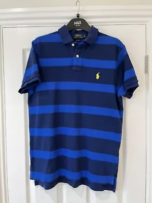 Polo Ralph Lauren Polo Shirt Medium Classic Fit Blue  • £11.99