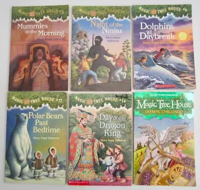 MAGIC TREE HOUSE Lot 6 ~ Mary Pope Osborne ~ Vintage Childrens Books PB • $12.99