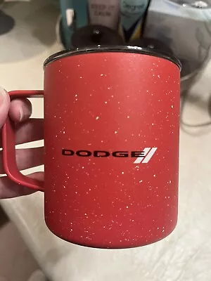 Dodge Red 14 Oz Speckled Copper Vacuum Insulated Camp Mug With Lid • $19.99