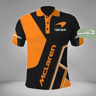 Custom Mclaren Shirt Mclaren Polo Shirt Mclaren F1 Shirt Mclaren Racing Shirt • $31.90