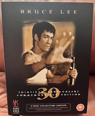 Bruce Lee 30th Anniversary Commemorative 6 DVD Box Set Hong Kong Legends + ETD • £19.99