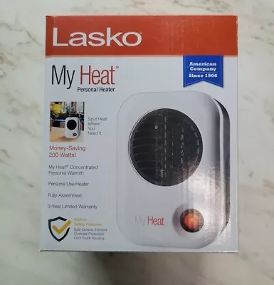 Brand New! Lasko My Heat Personal Heater In White Model 101 200 Watts • $30