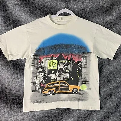 Vintage Jimmy Z T Shirt Men’s Large Woody Wagon Surf Drive In Single Stitch 1990 • $80