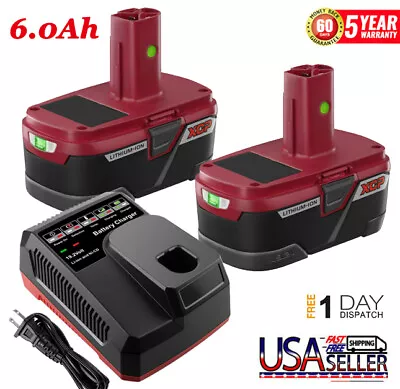 6.0Ah 19.2 Volt For Craftsman C3 Lithium XCP Battery/Charger 11375 130279 PP2030 • $26.99