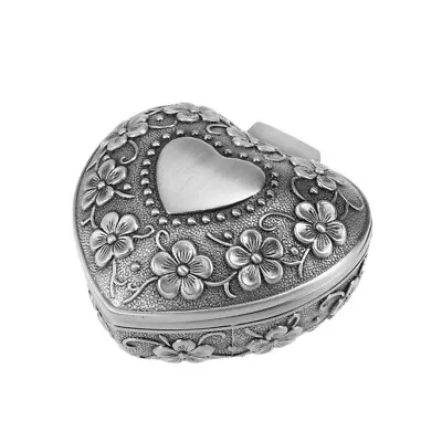  Earrings Silver Jewelry Organizer For Necklaces Heart-shaped • £9.59