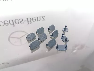 $29 • Buy Mercedes W123 Under Dashboard Kick Panel Clip Screw Cap  Blue