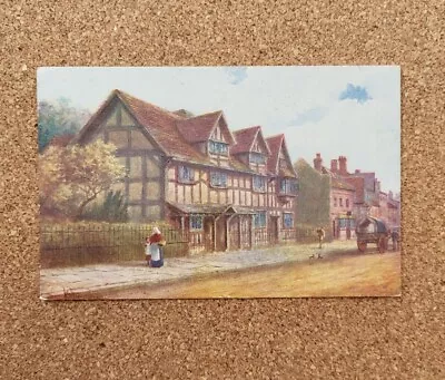 Shakespeare Birthplace Salmon W.W. QUATREMAIN  Postcard  • £3.60