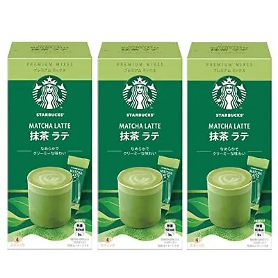 Nestl? Starbucks Premium Mix Matcha Latte Stick Coffee 4P X 3 Boxes • $93.70