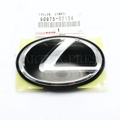 $38.05 • Buy Genuine Oem  Toyota Lexus Rear Black Emblem Logo Badge 90975-02154 Free Shipping
