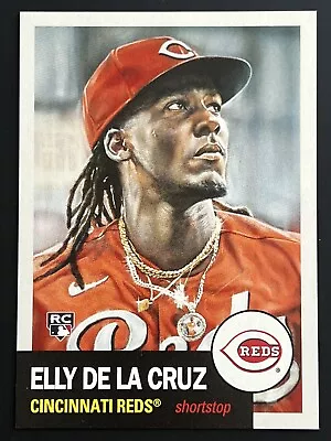 2024 Topps Living Set #706 ELLY DE LA CRUZ RC Cincinnati Reds Rookie • $7.50