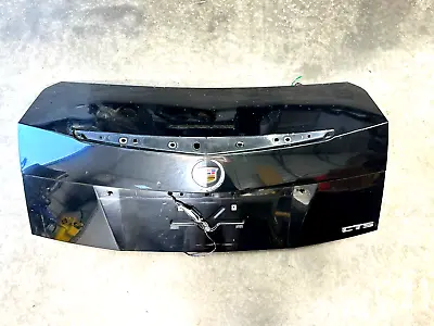 2008-2013 Cadillac Cts Sedan Rear Trunk Deck Lid Panel Black Raven Oem • $269