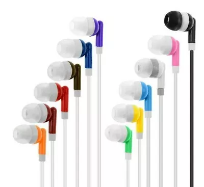 Cheap Headphones 3.5mm Jack Earphones Earbuds In Ear Low Quality Colourful  • £2.49