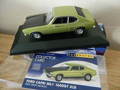 Vanguards Corgi VA13310 Ford Capri MK1 1600GT XLR Fern Green Metallic • £39.99