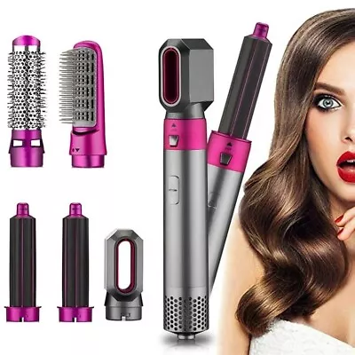 5 In 1 Electric Hair Dryer With Detachable Styler And Hot Air Brush 5 In 1 Gift • $29.99