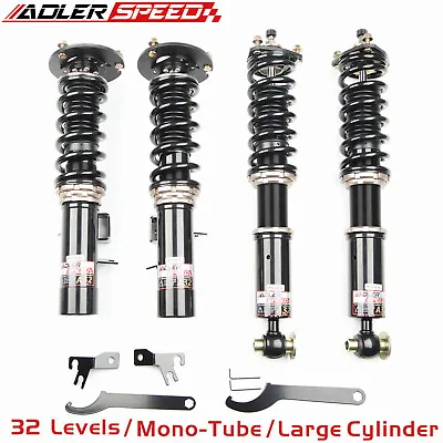 32 Step Damper Mono Tube Coilovers Suspension Lowering Kit For BMW E34 RWD 87-95 • $497