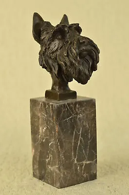 Schnauzer Original Kennel Collection Bronze Figurine Sculpture Deco Dog Figure • $139.65
