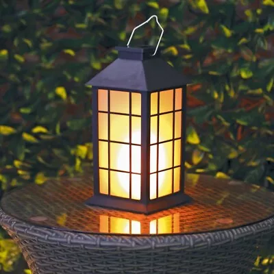 2X Solar LanternOutdoor Garden Hanging Lanterns 2 Pack 14 Inch Lasts 3X • $33.99