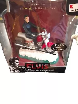 Santa's Best Elvis Illuminated Musical Ornament/Centerpiece  NIB Need Battery's • $10