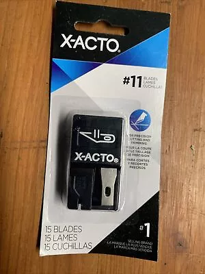 X-acto #11 Blades 15-Pack With Blade Storage/Protector • $9.99