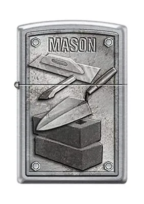 Zippo Lighter- Mason Street Chrome Windproof Lighter #Z5164 • $33.95