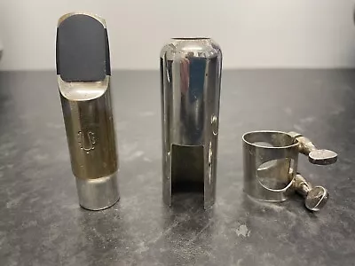 Yanagisawa Soprano Sax Mouthpiece 6 Silver Plated Brass With Ligature & Cap • £100