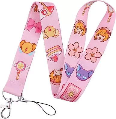 Cardcaptor Sakura CCS Manga Anime 17.7  Neck Lanyard Keychain Holder ID Badge • $14.99