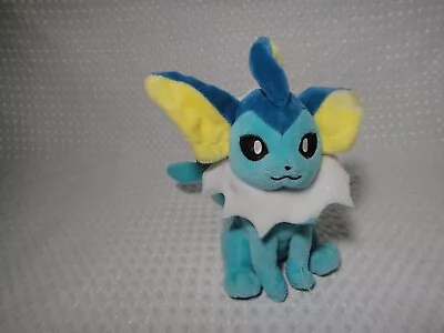 Pokemon Center Vaporeon Plush Sitting Stuffed Animal Figure Pokemon Fit Cuties • $29.99