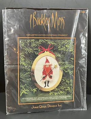 P Buckley Moss 1995 Limited Edition Counted Cross Stitch Ornament Kit  • $9.95