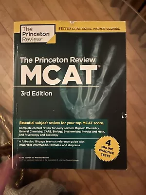 Test Preparation - Princeton Review MCAT 3rd Edition 4 Online Practice Tests • $16.99