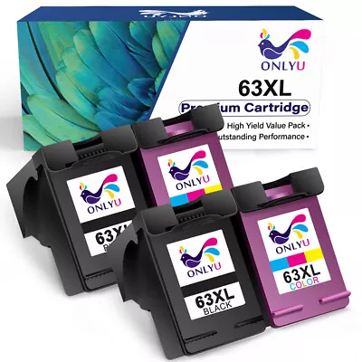 Combo Black Color Ink Cartridge 65XL 63XL 62XL 64XL 61XL 60XL For HP Printer Lot • $14.85